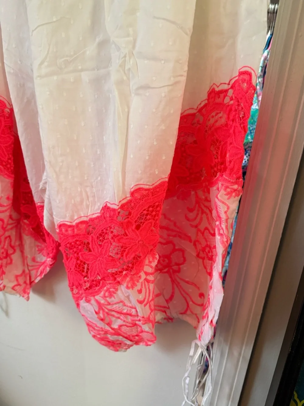 NWT Free People Day Glow Jogger Lace Detail Lounge Pants - Picture 2 of 9